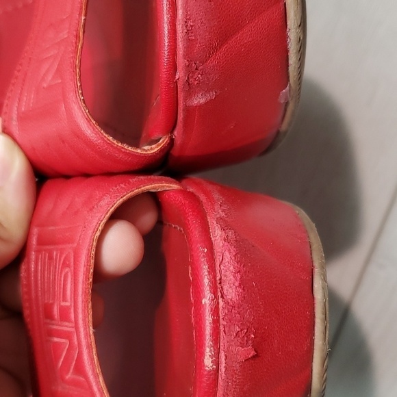 Fendi Womens Leather Wedge Sandals shoes sz 39/8 - Picture 5 of 14